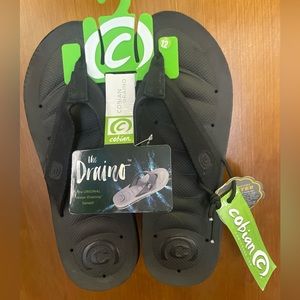 NWT COBIAN Men's Draino Flip Flops Water Draining Size 8, 9, 10, 12, 14